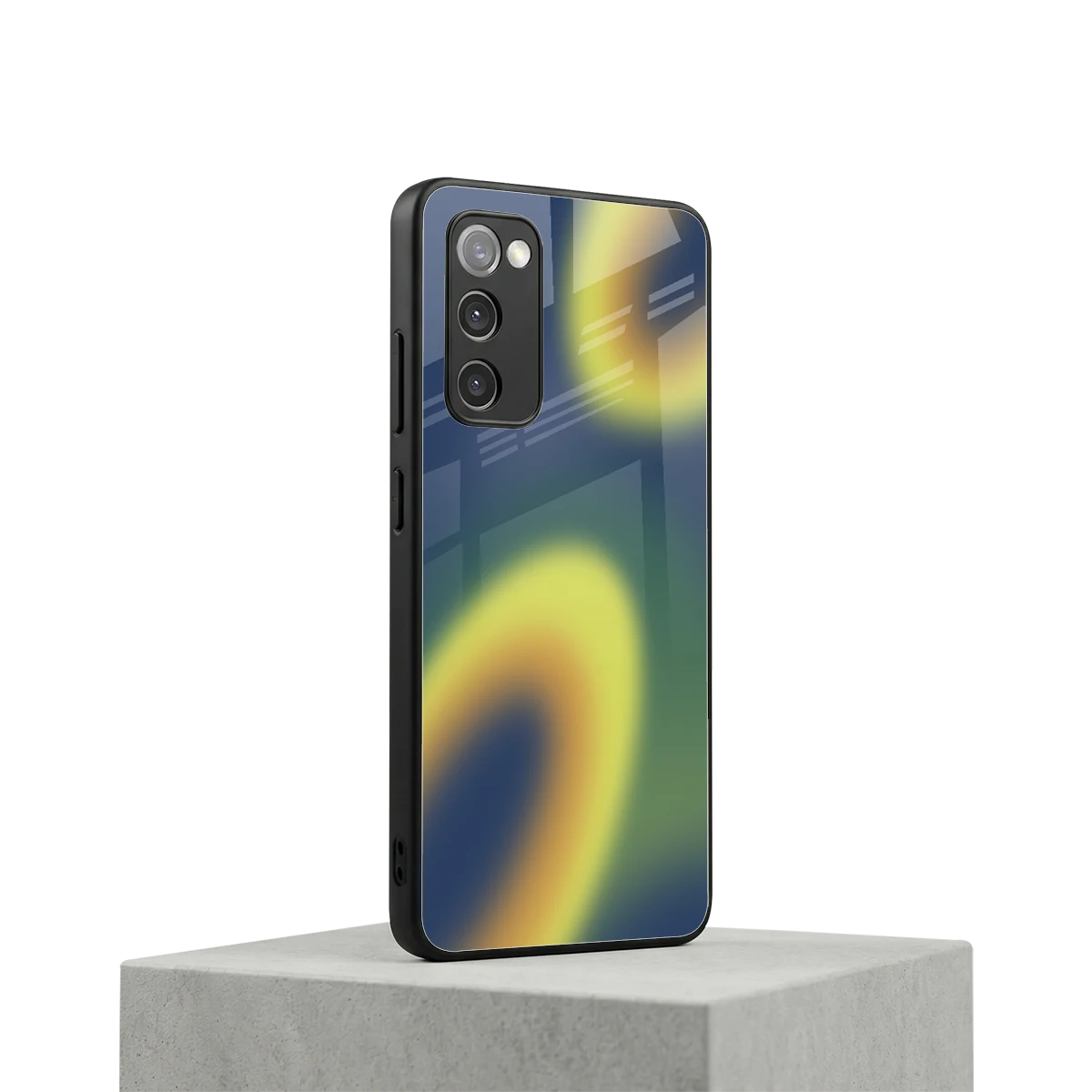 Aqua Sunset samsung galaxy s20 fe mobile cover | shockproof glass phone case
