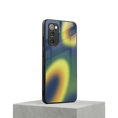 Aqua Sunset samsung galaxy s20 fe mobile cover | shockproof glass phone case