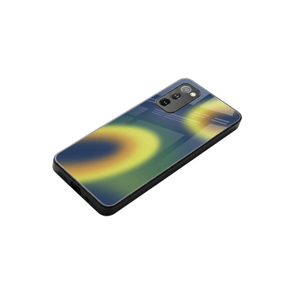 Aqua Sunset stylish phone case for samsung galaxy s20 fe | glossy glass and slim fit