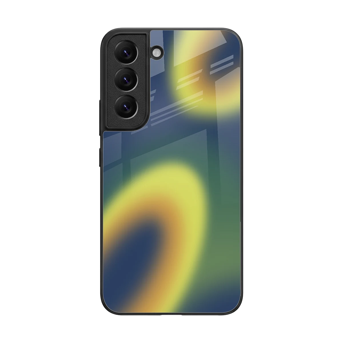 Aqua Sunset back phone cover | glass case for samsung galaxy s22