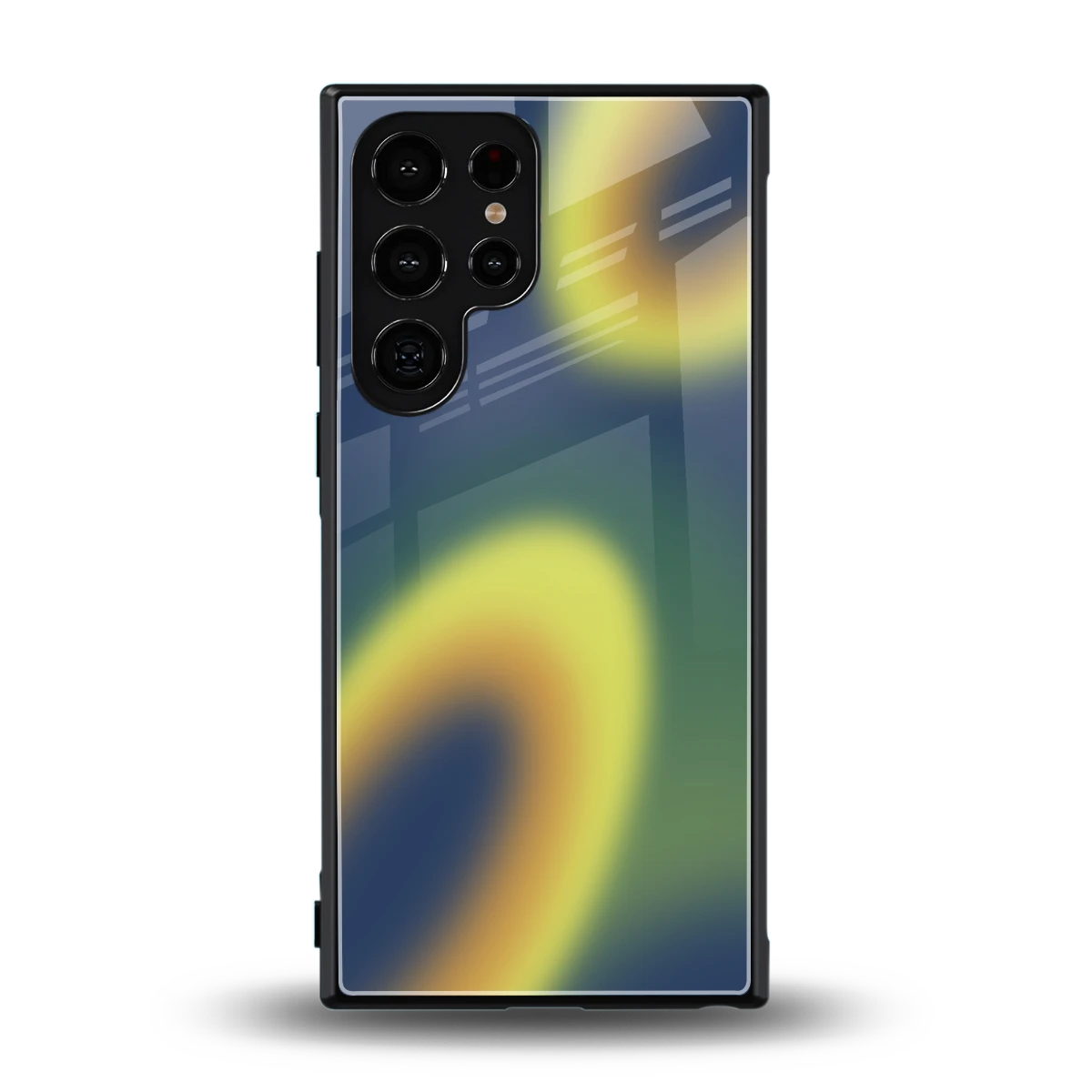 Aqua Sunset back phone cover | glass case for samsung galaxy s23 ultra