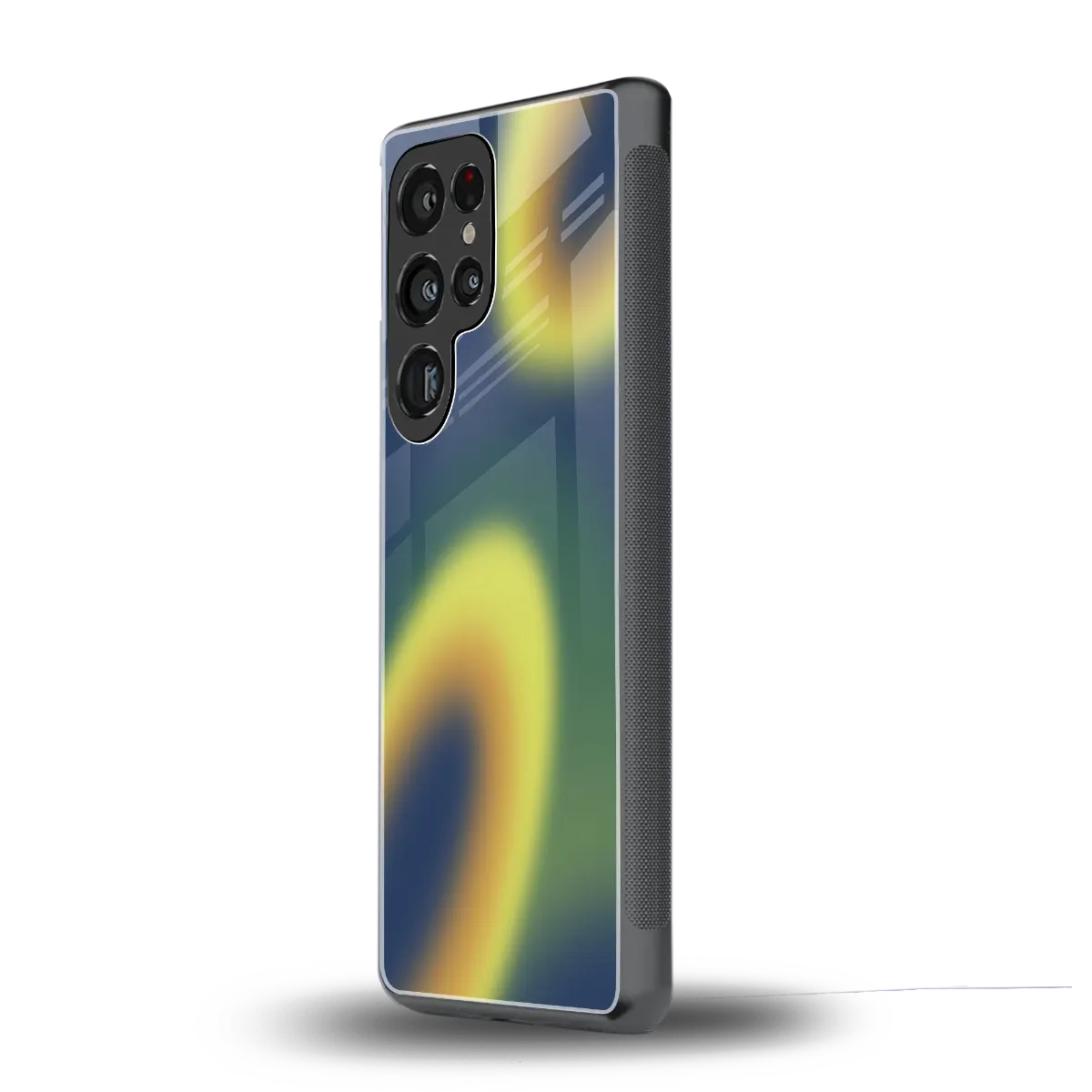 Aqua Sunset samsung galaxy s25 ultra mobile cover | shockproof glass phone case