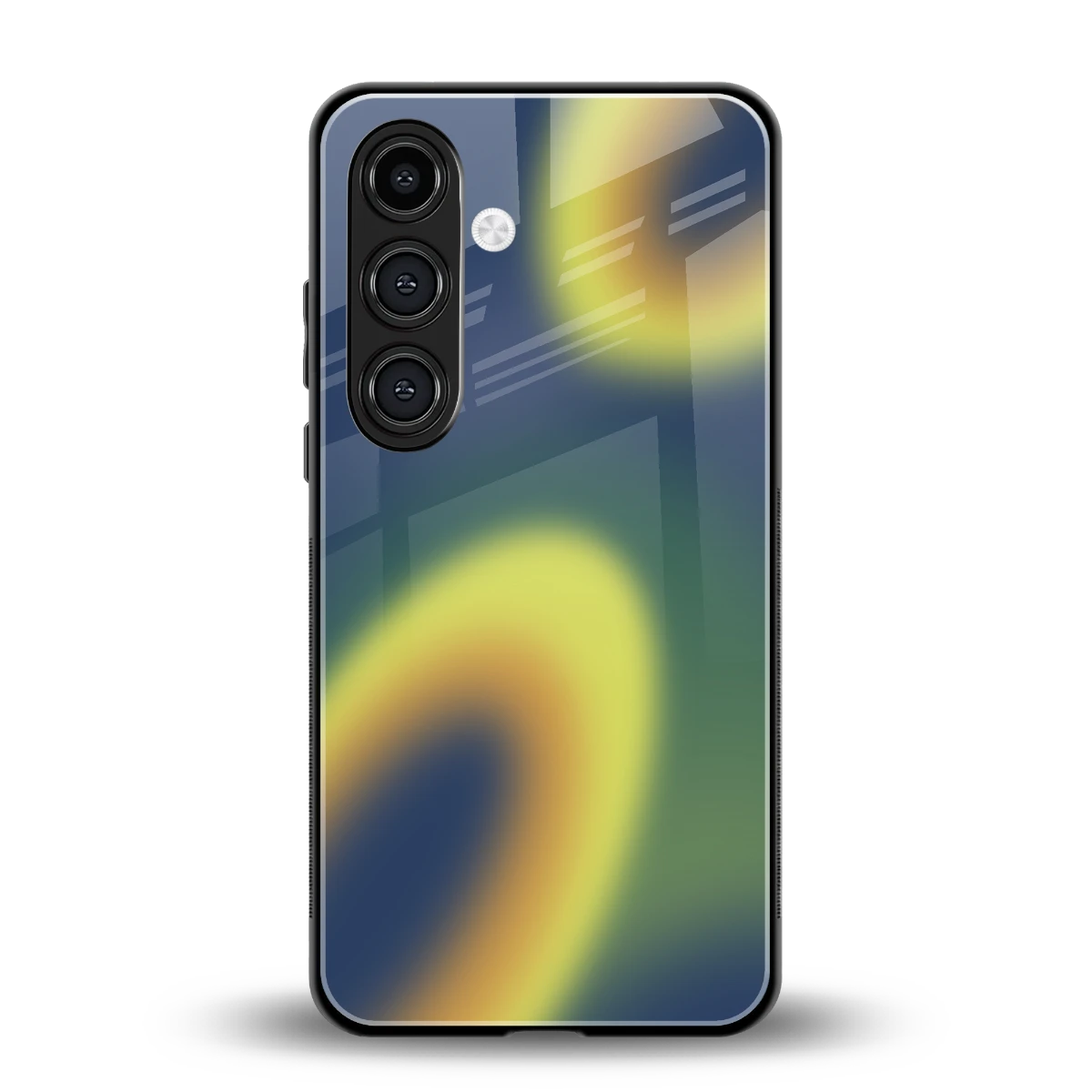 Aqua Sunset back phone cover | glass case for samsung galaxy s24