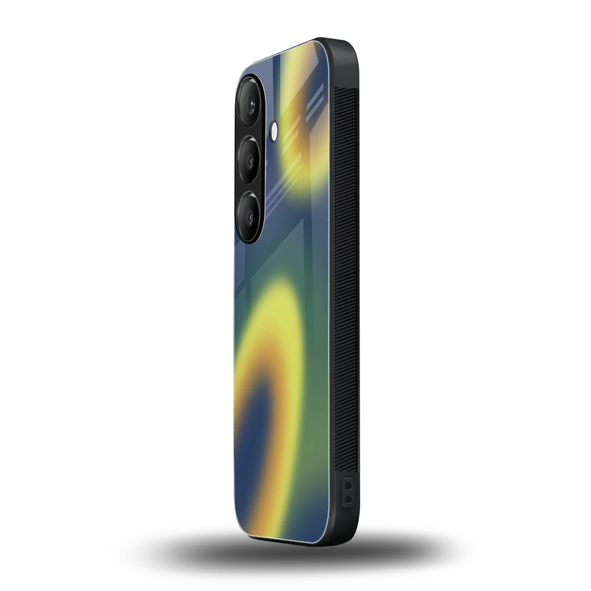 Aqua Sunset samsung galaxy s25 mobile cover | shockproof glass phone case