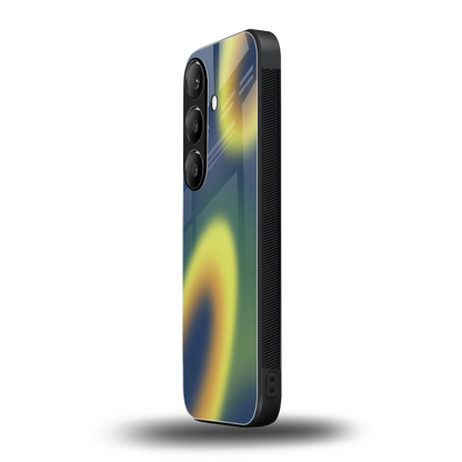 Aqua Sunset samsung galaxy s25 plus mobile cover | shockproof glass phone case