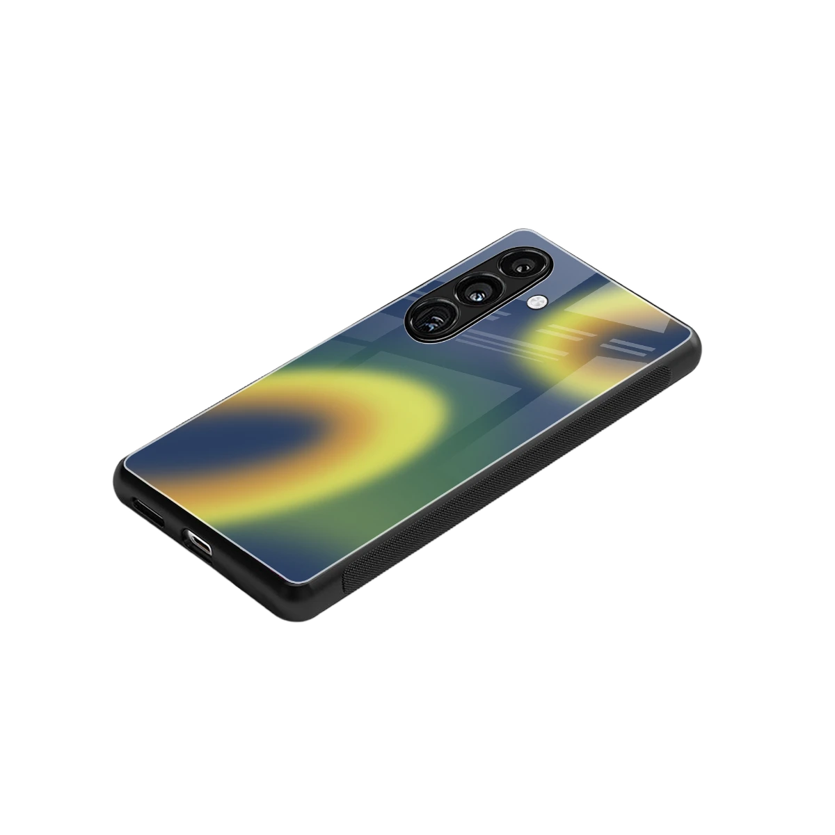 Aqua Sunset stylish phone case for samsung galaxy s23 plus | glossy glass and slim fit