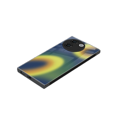 Aqua Sunset stylish phone case for vivo v30e | glossy glass and slim fit