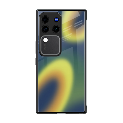 Aqua Sunset back phone cover | glass case forvivo v30 pro