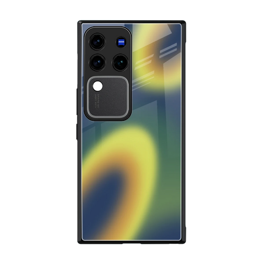 Aqua Sunset back phone cover | glass case forvivo v30 pro