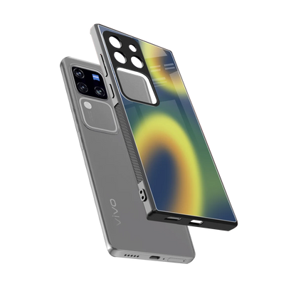 Aqua Sunset sleekvivo v30 pro cover with tempered glass back and TPU edges