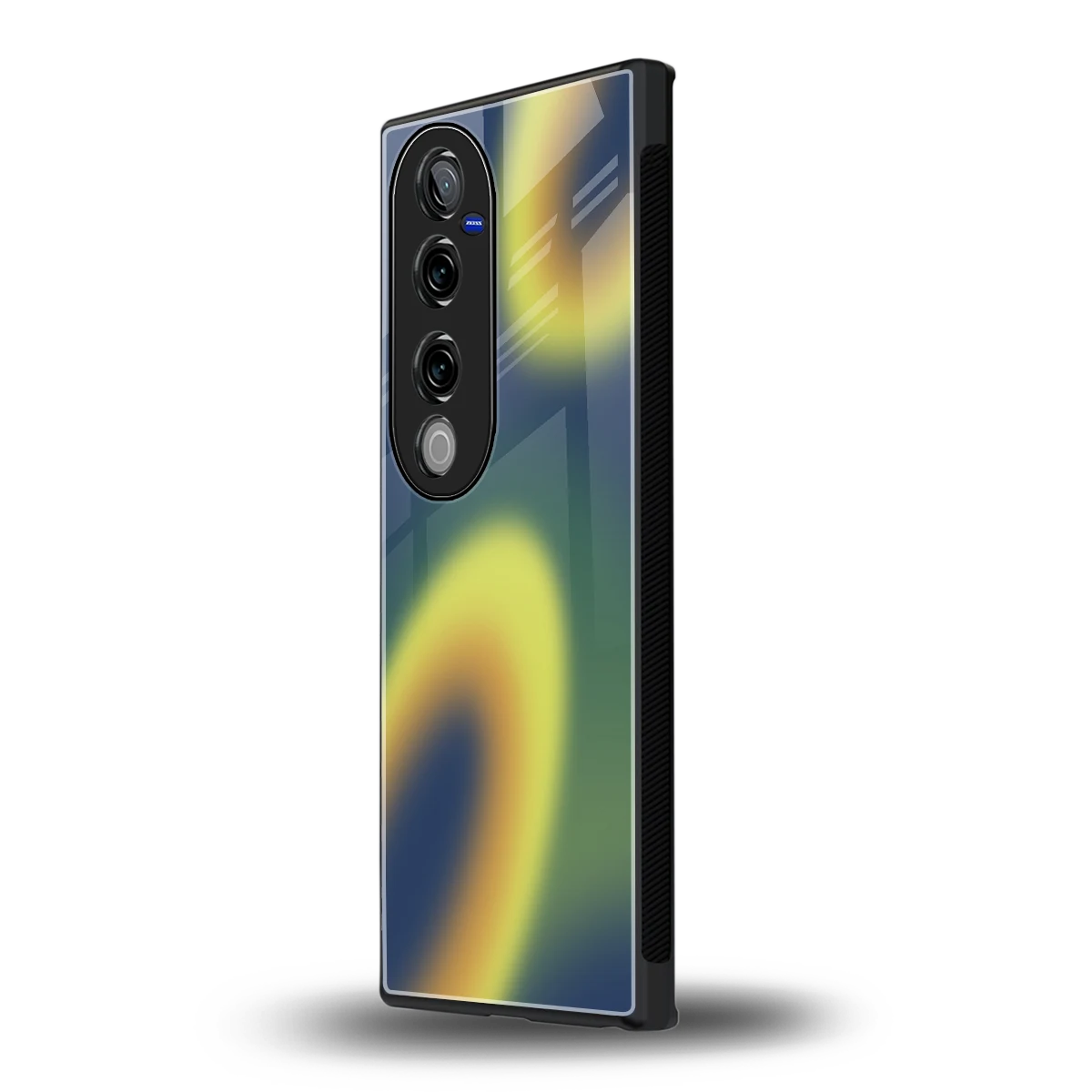 Aqua Sunset vivo v40 pro mobile cover | shockproof glass phone case