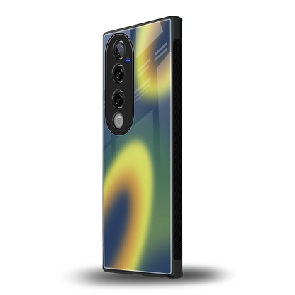 Aqua Sunset vivo v40 pro mobile cover | shockproof glass phone case