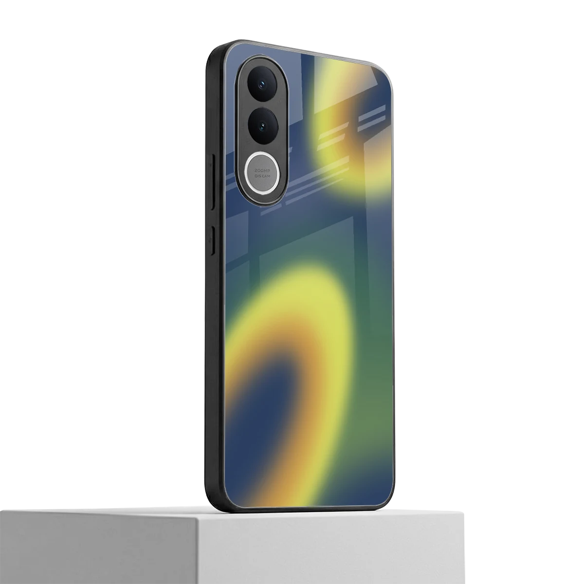 Aqua Sunset vivo v70 fe mobile cover | shockproof glass phone case