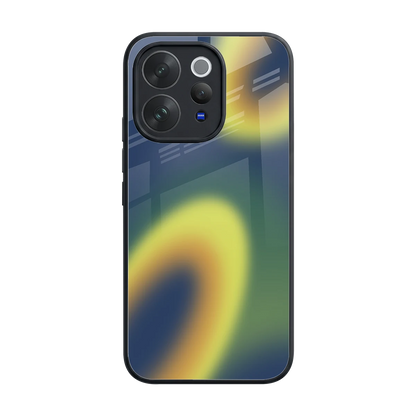 Aqua Sunset back phone cover | glass case for vivo v70