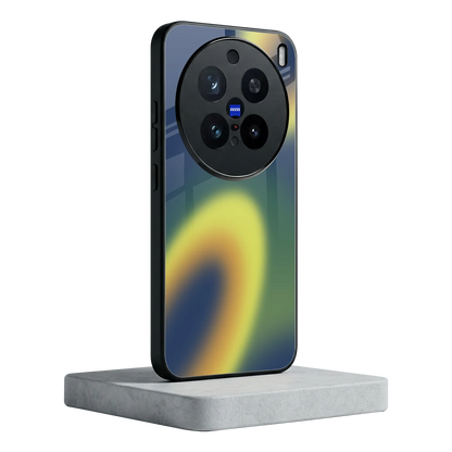 Aqua Sunset vivo x200 pro mobile cover | shockproof glass phone case