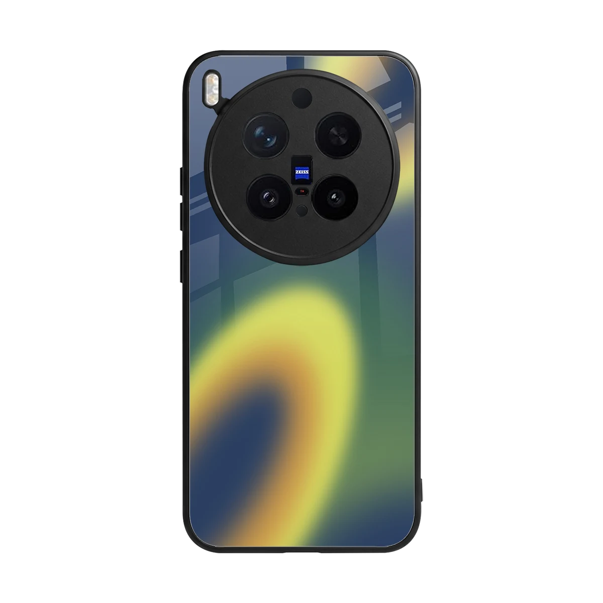 Aqua Sunset back phone cover | glass case for vivo x300 pro