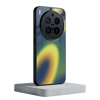 Aqua Sunset vivo x300 pro mobile cover | shockproof glass phone case