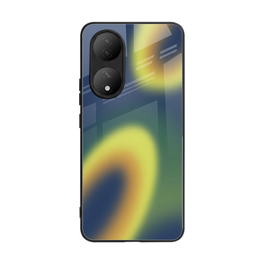 Aqua Sunset back phone cover | glass case for Vivo-y100