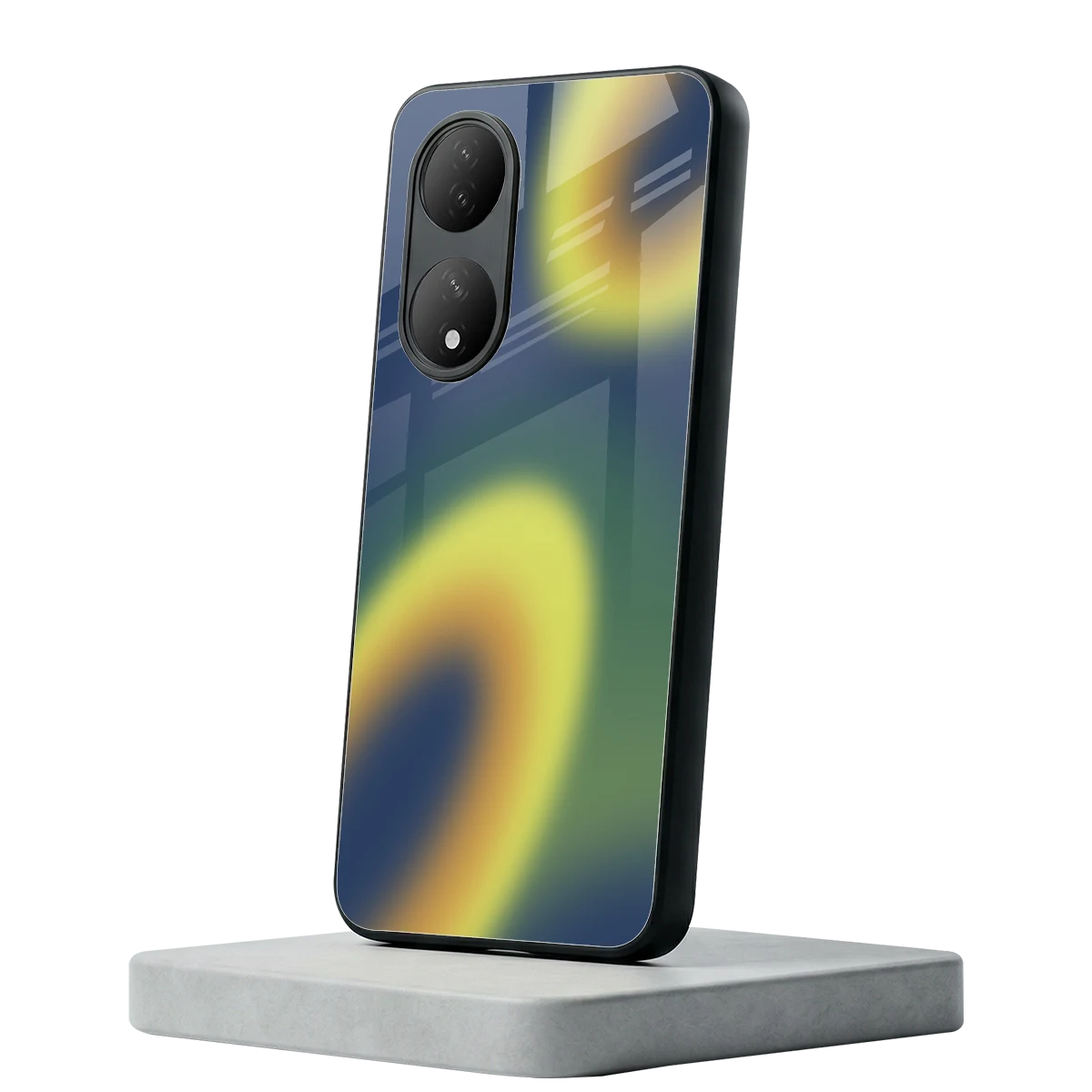 Aqua Sunset Vivo-y100 mobile cover | shockproof glass phone case