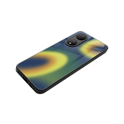 Aqua Sunset stylish phone case for Vivo-y100 | glossy glass and slim fit