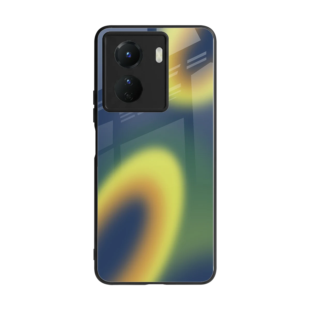 Aqua Sunset back phone cover | glass case for vivo y16