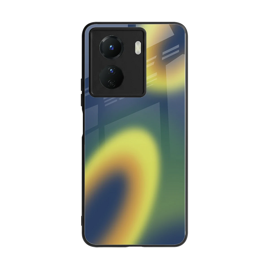 Aqua Sunset back phone cover | glass case for vivo y16
