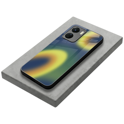 Aqua Sunset stylish phone case for vivo y16 | glossy glass and slim fit