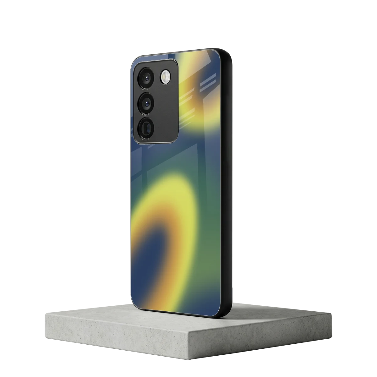 Aqua Sunset vivo y200 5g mobile cover | shockproof glass phone case
