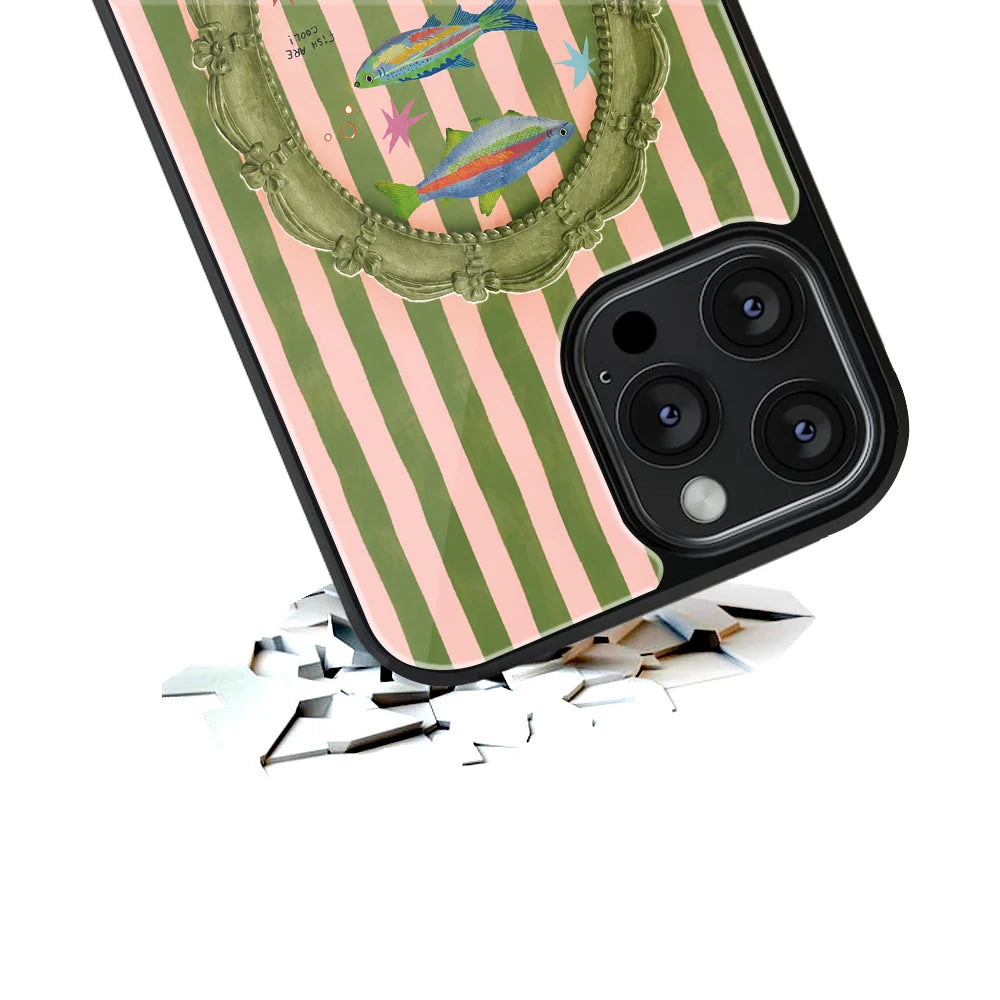 Durable Glass Back Mobile Case for iPhone, Samsung, OnePlus, Google Pixel, Redmi, Vivo, Oppo
