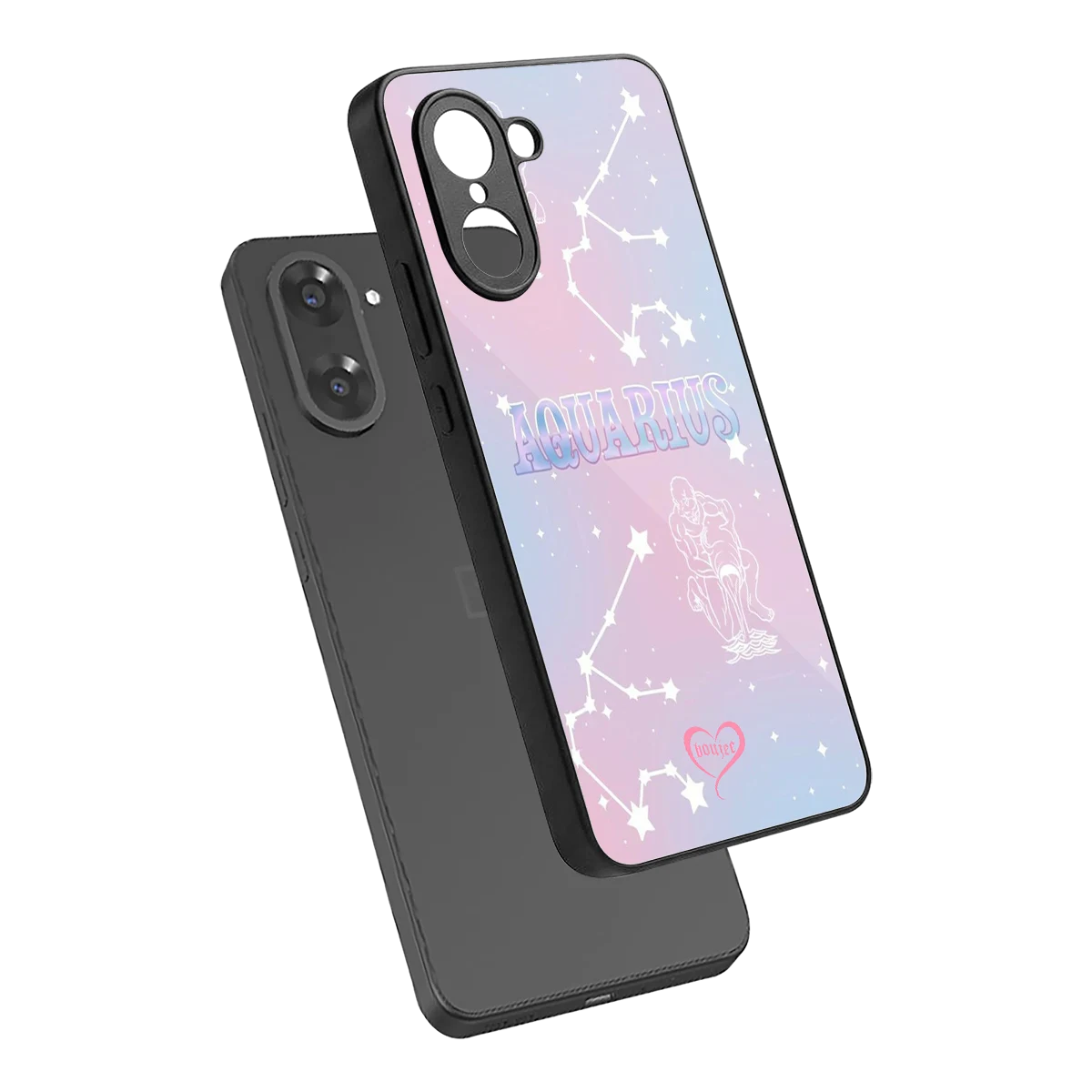 Aquarius Aura sleek oneplus nord ce5 5g cover with tempered glass back and TPU edges