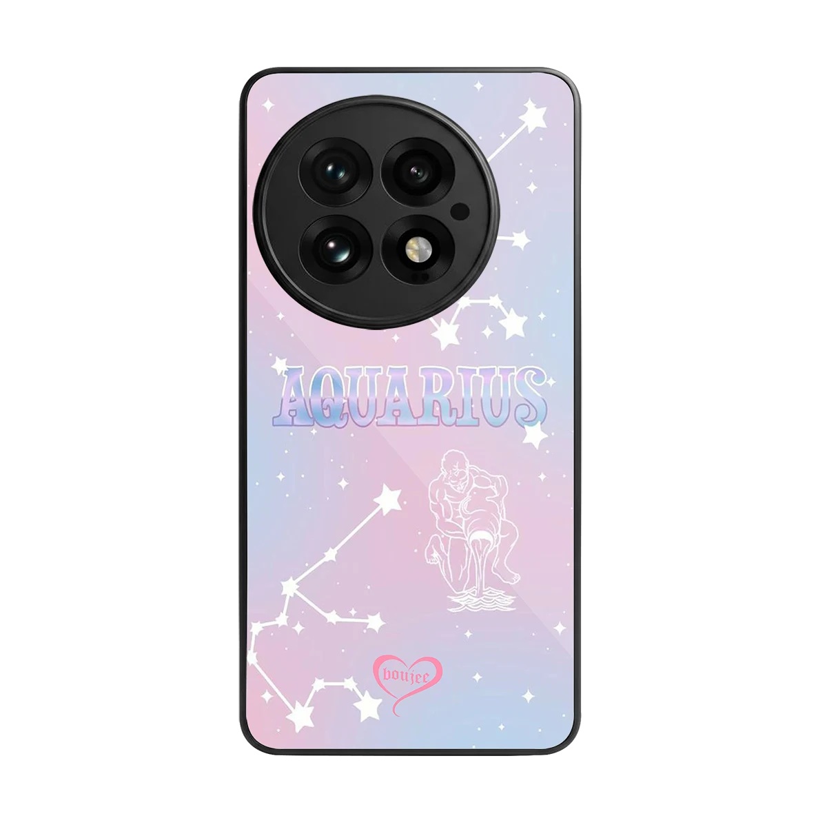 Aquarius Aura back phone cover | glass case for oneplus 13