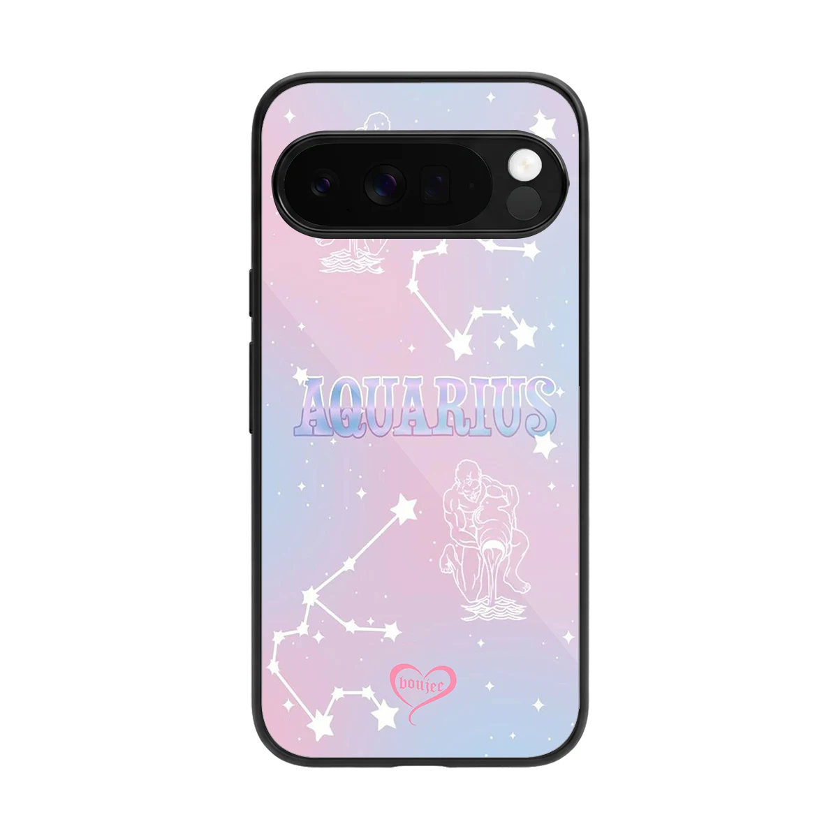 Aquarius Aura back phone cover | glass case for google pixel 10 pro xl