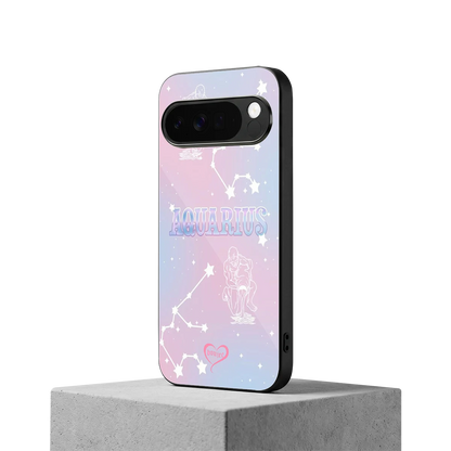 Aquarius Aura google pixel 10 pro xl mobile cover | shockproof glass phone case
