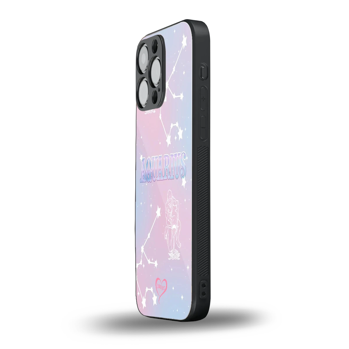 Aquarius Aura iphone 15 pro max mobile cover | shockproof glass phone case