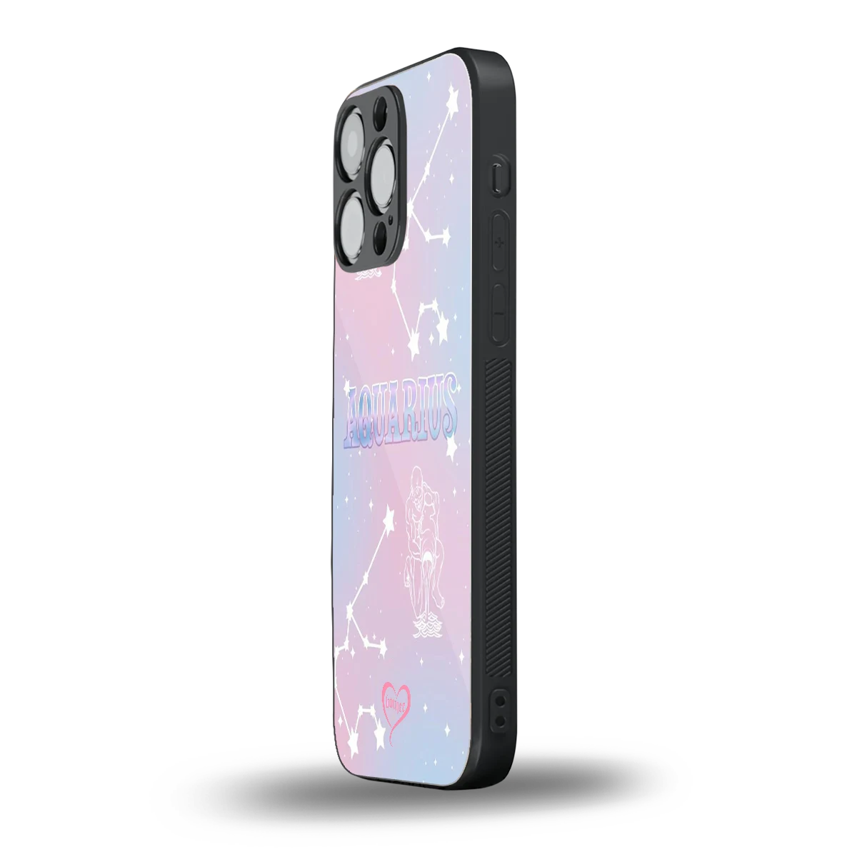 Aquarius Aura iphone 16 pro max mobile cover | shockproof glass phone case