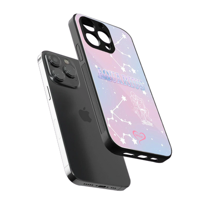 Aquarius Aura iphone xs max mobile cover | shockproof glass phone case