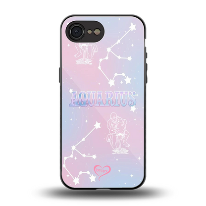 Aquarius Aura back phone cover | glass case for iphone 17e