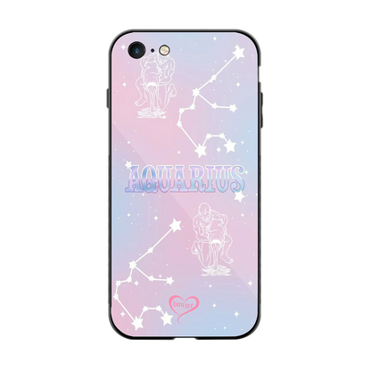 Aquarius Aura back phone cover | glass case for iphone 6s plus