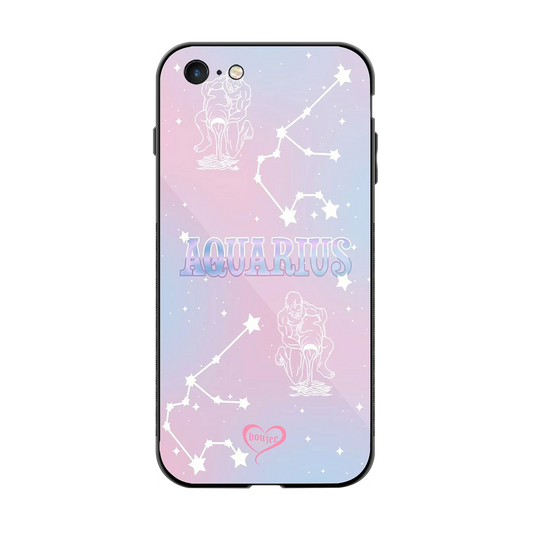 Aquarius Aura back phone cover | glass case for iphone 6s