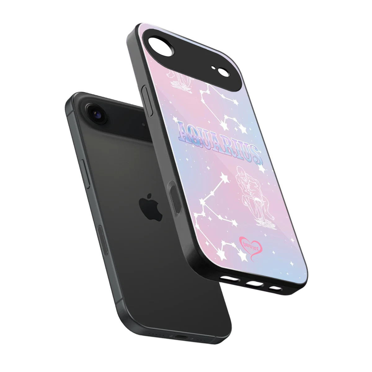 Aquarius Aura sleek iphone air cover with tempered glass back and TPU edges