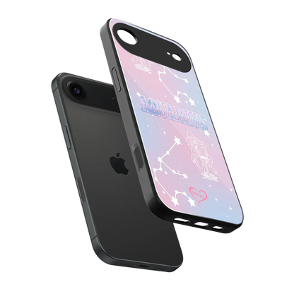Aquarius Aura sleek iphone air cover with tempered glass back and TPU edges