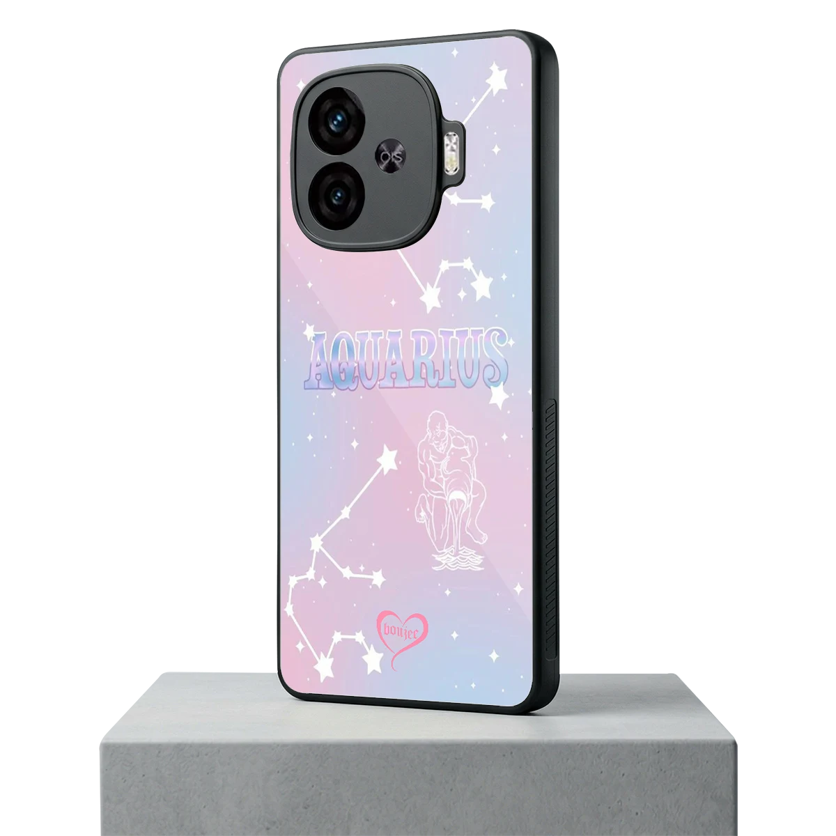 Aquarius Aura iqoo neo 10r 5g mobile cover | shockproof glass phone case