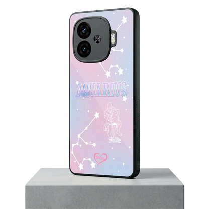 Aquarius Aura iqoo neo 10r 5g mobile cover | shockproof glass phone case