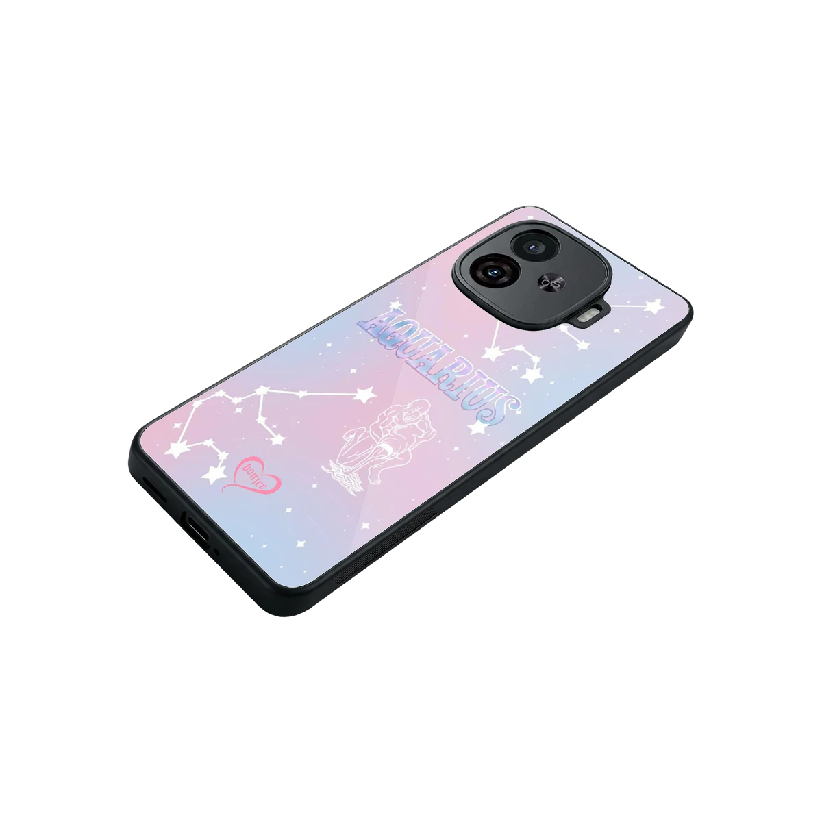Aquarius Aura stylish phone case for iqoo neo 10r 5g | glossy glass and slim fit