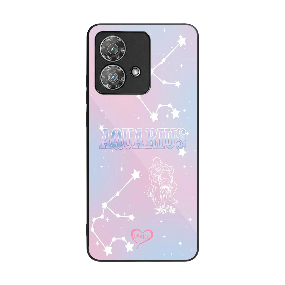 Aquarius Aura back phone cover | glass case for motorola edge 40 neo 5g