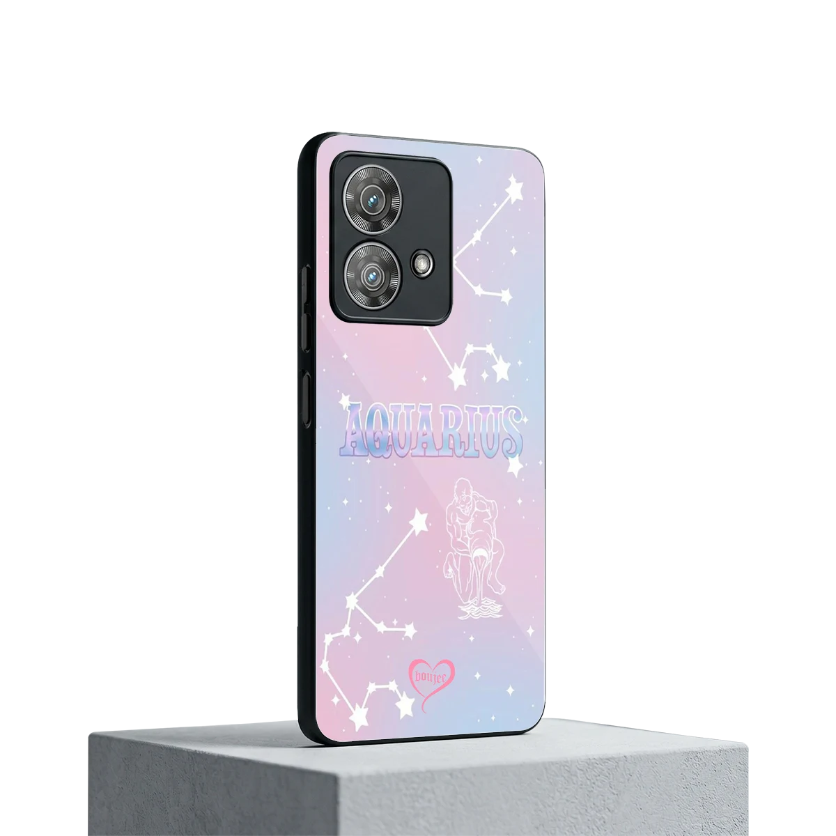 Aquarius Aura motorola edge 40 neo 5g mobile cover | shockproof glass phone case