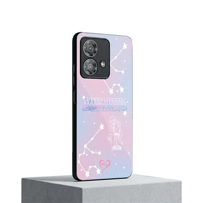 Aquarius Aura motorola edge 40 neo 5g mobile cover | shockproof glass phone case