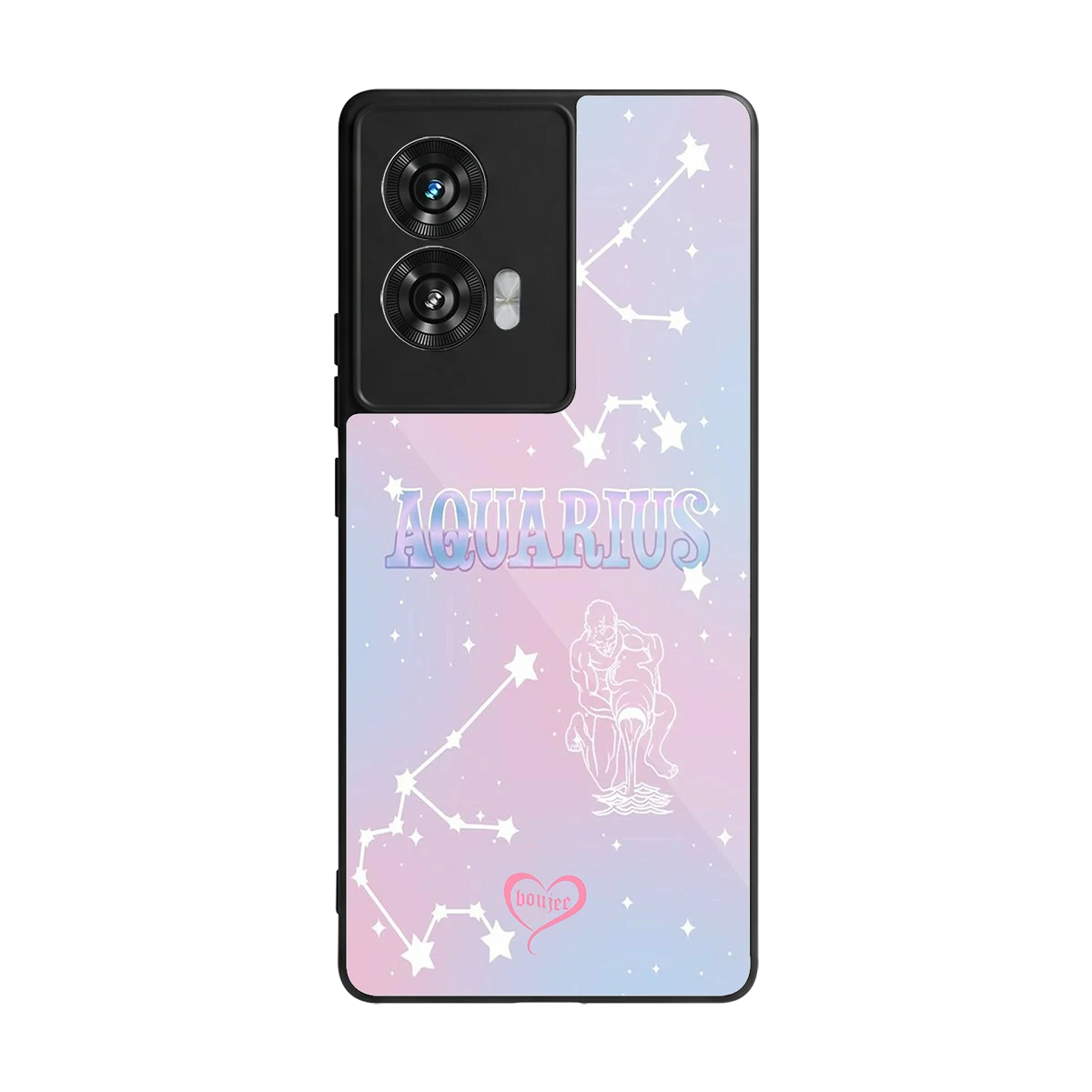 Aquarius Aura back phone cover | glass case for motorola edge 50 fusion