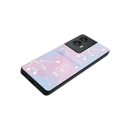Aquarius Aura stylish phone case for motorola edge 50 fusion | glossy glass and slim fit