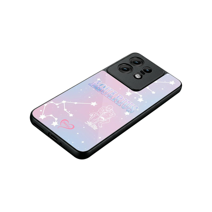 Aquarius Aura stylish phone case for motorola edge 50 pro | glossy glass and slim fit